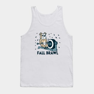 Fall Brawl Bulldog Gym retro Tank Top